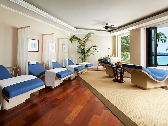 モアナラニスパのラウンジ